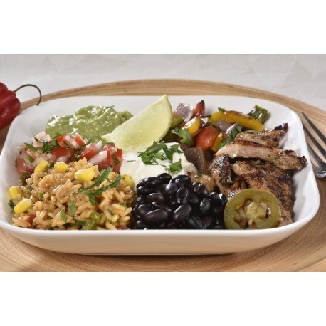  Chicken fajitas bowl 