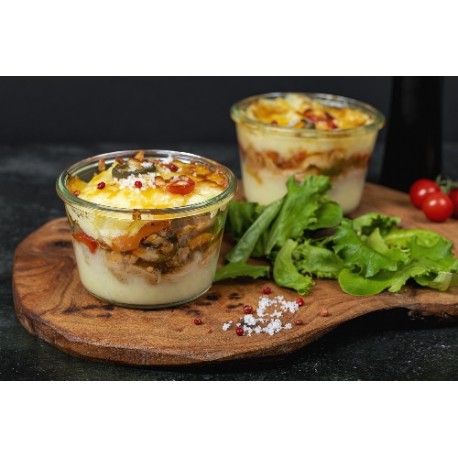  Parmentier individuel de poulet épicé 