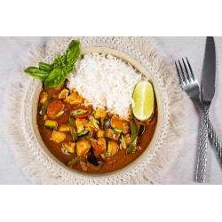  Curry rouge thaï au poulet 
