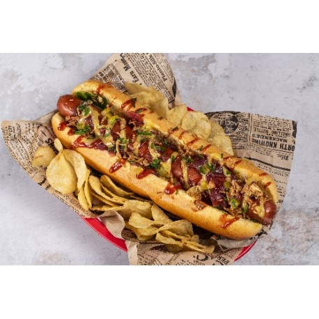  Super Maxi hot dog moutarde miel 