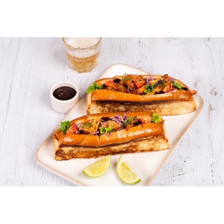  Hot dog pulled pork BBQ 