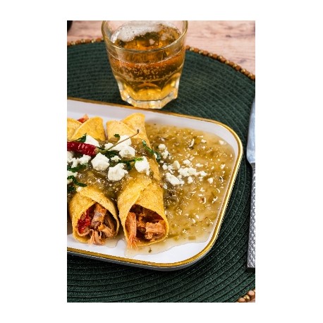  Enchiladas verde 