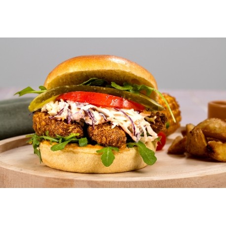  Burger chicken crispy et coleslaw 