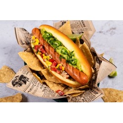  Hot dog guacamole & pico 