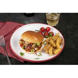 Classic pulled chicken louisiana burger 