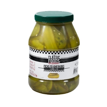 7993 - PICKLED GHERKINS LAMELLES - Cornichons marinés en lamelles