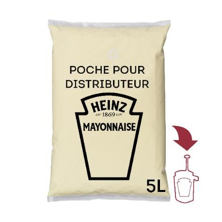 7586 - MAYONNAISE POCHE 3 x 5 L