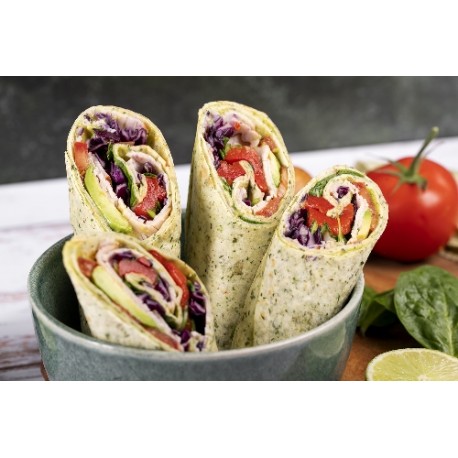 7712 - TORTILLAS BLE AROMATISEES EPINARD Ø 30 CM