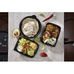  Box à partager mex et tortilllas de blé mini 