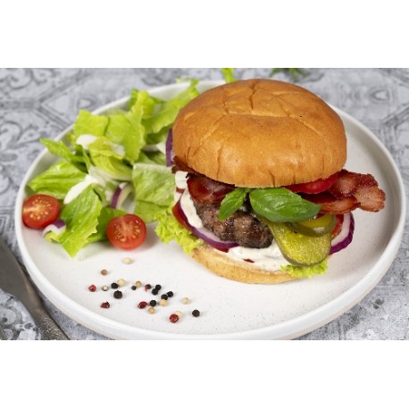  Burger patato bun black pepper 