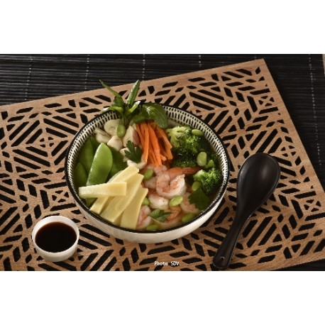  Bouillon thaï aux crevettes 