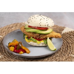 8017 - BAO BUN AU SESAME NOIR 9 CM