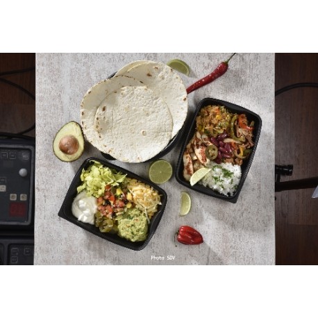  Box à partager mex et tortillas de blé grandes 