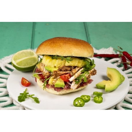  Classic jerky ananas chicken burger 