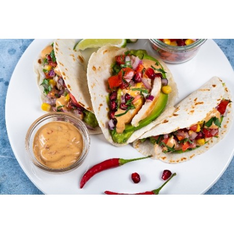  Tacos poulet avocat chipotle 