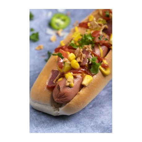 6500 - PAIN HOT DOG PREDECOUPE 20,5 CM