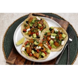  Tacos haricots noirs & patate douce 