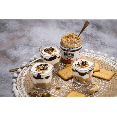  Verrine peanut chocolat biscuit 