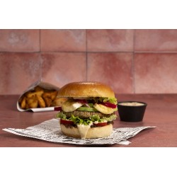  Burger ambiant, poulet, sauce poivre 
