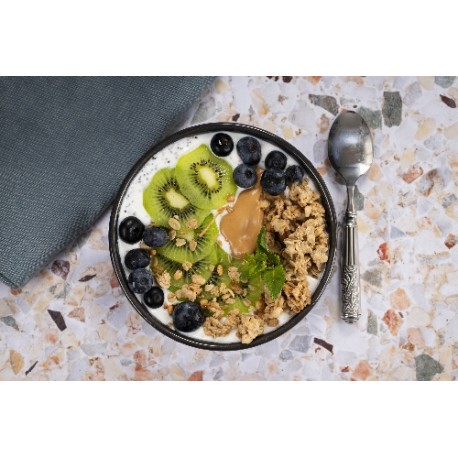  Granola Bowl chia peanut kiwi myrtilles 