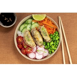  Poke bowl gyozas 