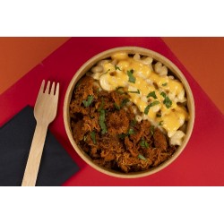  Bowl pulled pork mc&cheese 