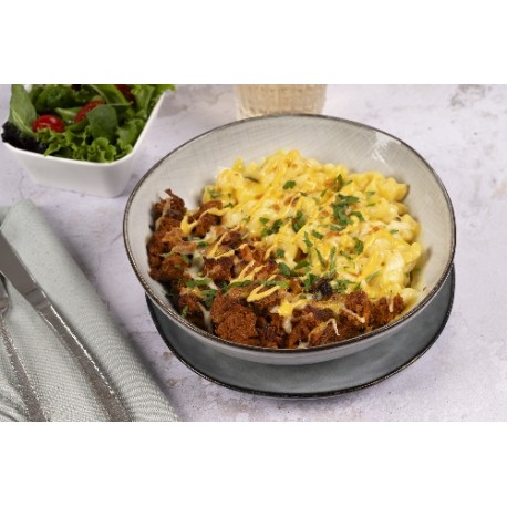  Pulled pork et son Mc and cheese 