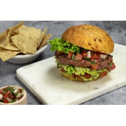  Fiesta guacamole burger au mais 