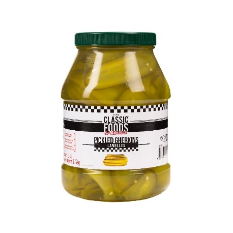 7993 - PICKLED GHERKINS LAMELLES - Cornichons marinés en lamelles