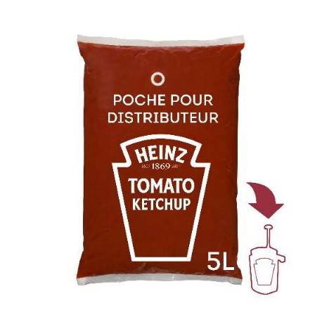 7584 - KETCHUP POCHE 3 x 5 L