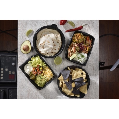  Box à partager nachos et tortillas de blé 