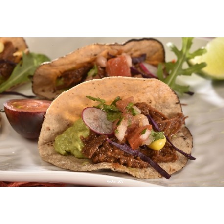  Taco boeuf barbacoa 