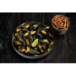  Moules au curry jaune thaï 