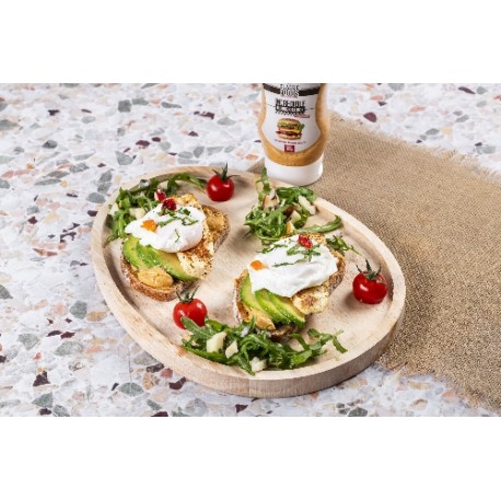  Toast incredible crispy hallumi avocat 