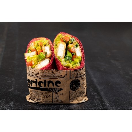  Wrap au chèvre pané 
