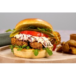  Burger chicken crispy et coleslaw 