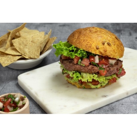  Fiesta guacamole burger au mais 