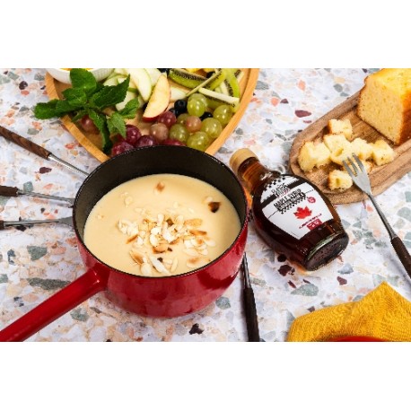  Fondue à l'érable et fruits frais 